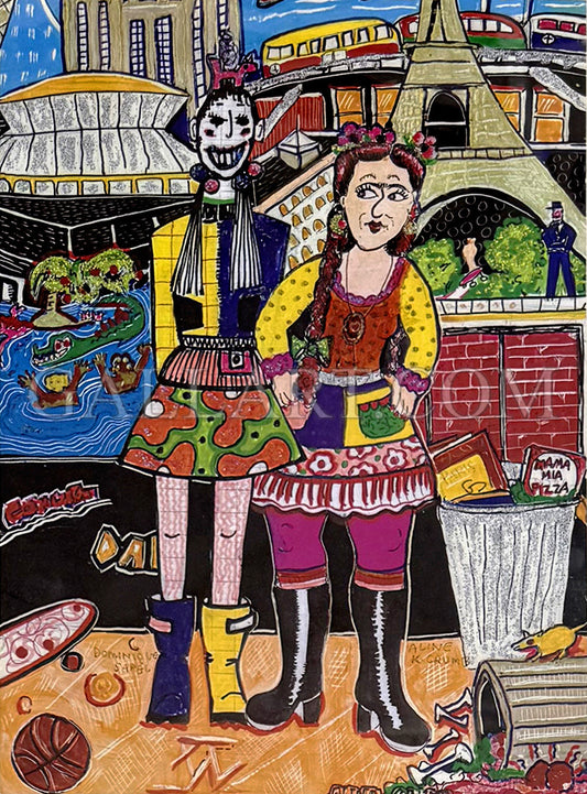 ALINE KOMINSKY-CRUMB & DOMINIQUE SAPEL COLLAB SHOW IN MIAMI