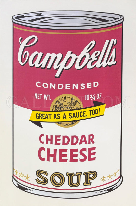 CAMPBELL'S SOUP CANS II: CHEDDAR CHEESE FS II.63