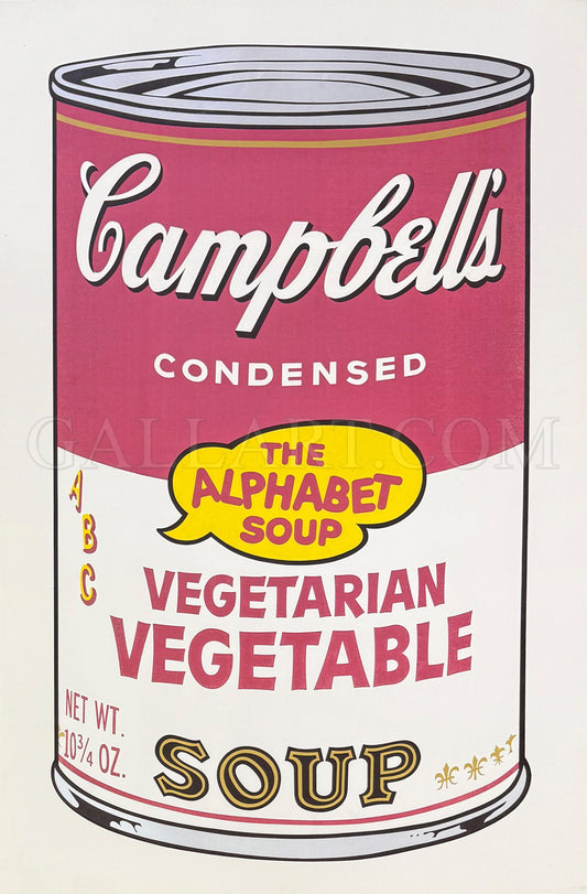 CAMPBELL'S SOUP CANS II: VEGETARIAN VEGETABLE FS II.56