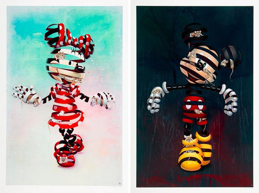 ENCAGED MICKEY & MINNIE SET