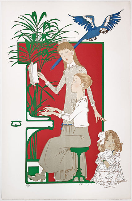 LES PETIT FILLES AUX PIANO