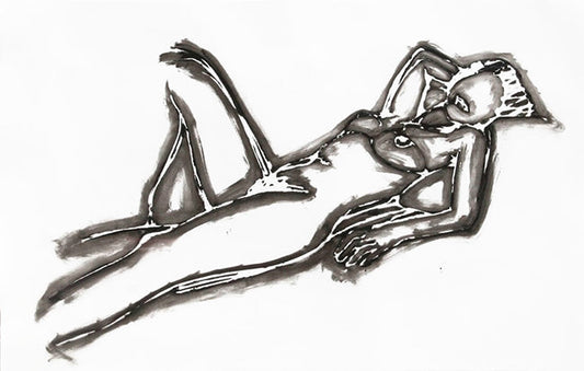 MONICA LYING DOWN ONE ARM UP