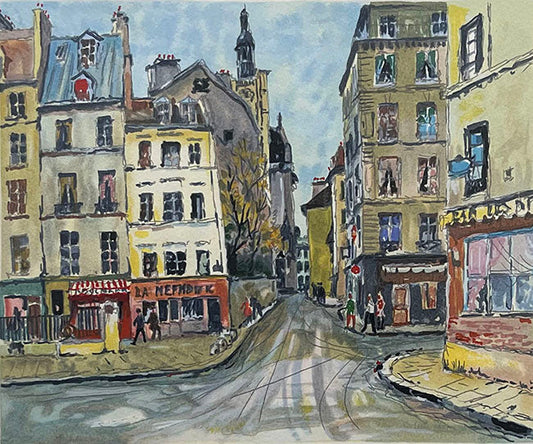 PARIS-RUE DE LA MONTAGNE SAINTE GENEVIEVE