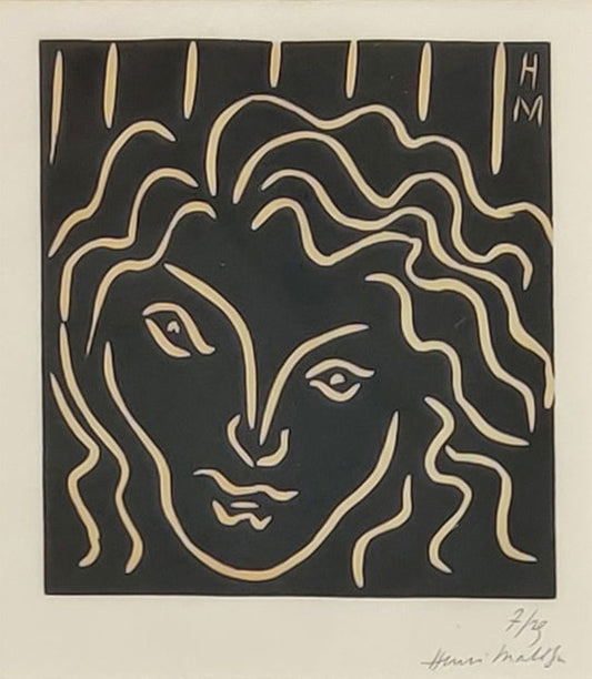 TETE DE FEMME EN MASCARON