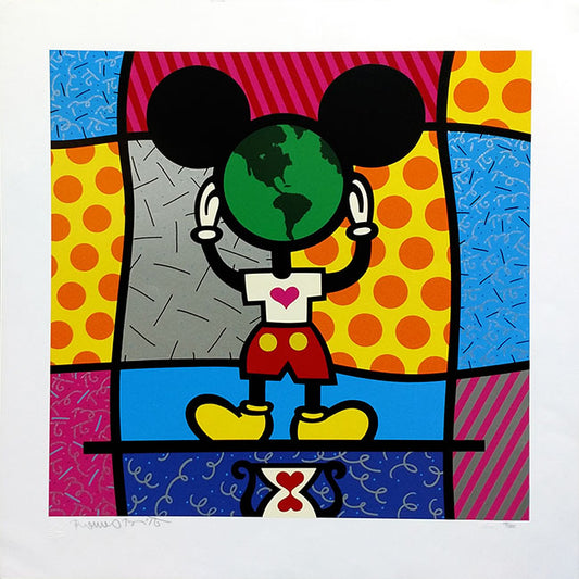 ROMERO BRITTO Mickey's World 1997