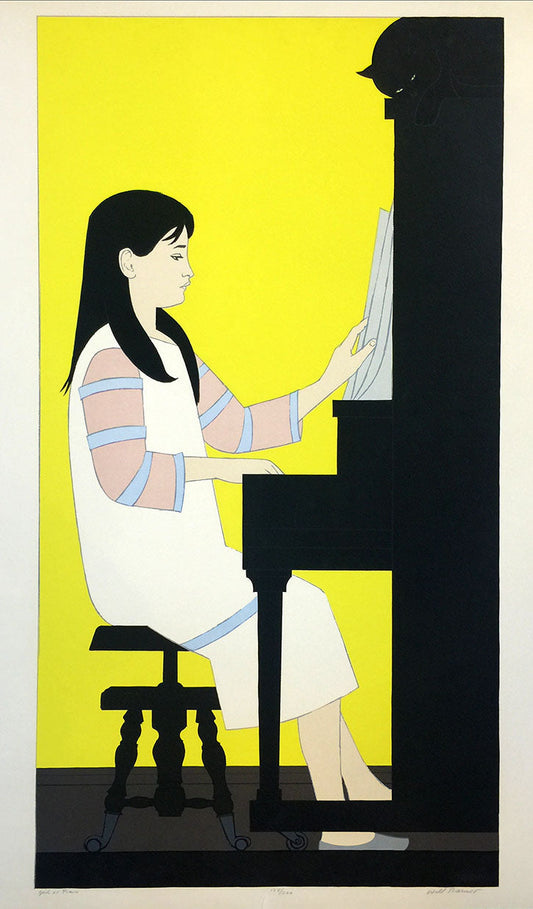 GIRL AT PIANO