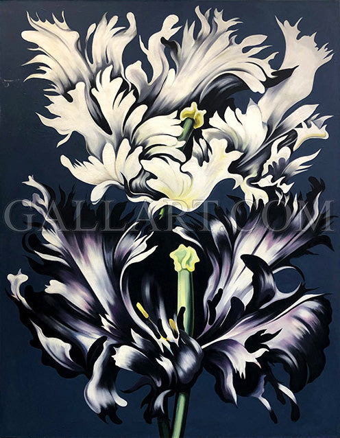 TWO PARROT TULIPS