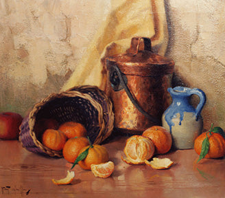 STILL LIFE WITH ORANGES AND APPLES