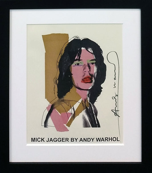 MICK JAGGER EXHIBITION POSTER