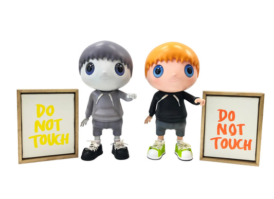 DO NOT TOUCH (GREY AND MULTICOLOR)