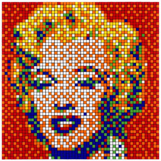 RUBIK SHOT RED MARILYN