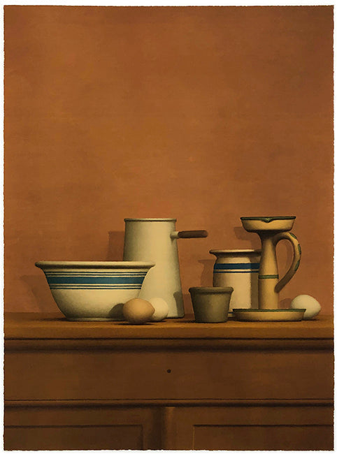 STILL LIFE WITH EGGS, CANDELSTICKS AND BOWL (FROM AMERICA: THE THIRD CENTURY)