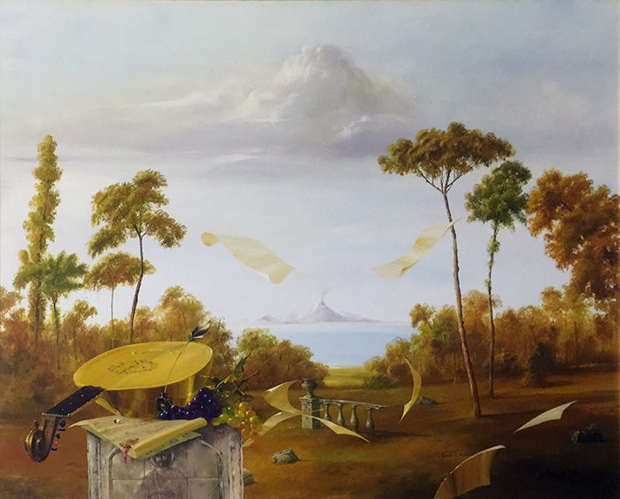 LANDSCAPE WITH MANDOLIN