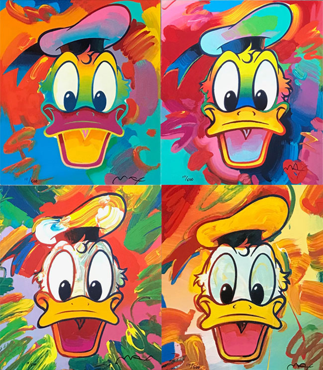 DONALD DUCK (SUITE OF 4)