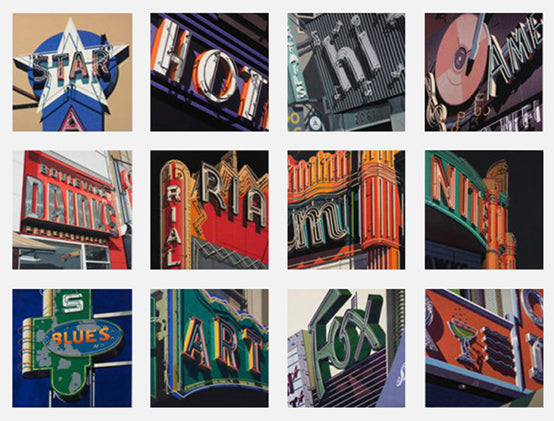 AMERICAN SIGNS (PORTFOLIO OF 12)