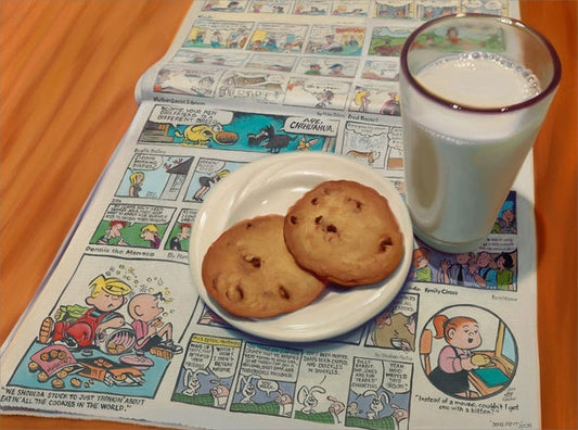 COOKIES AND MILK