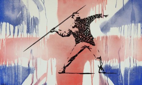 HOMAGE TO BANKSY (FLAG)