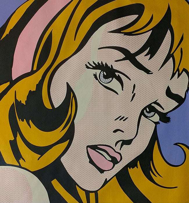 CRYING GIRL - HOMAGE TO LICHTENSTEIN