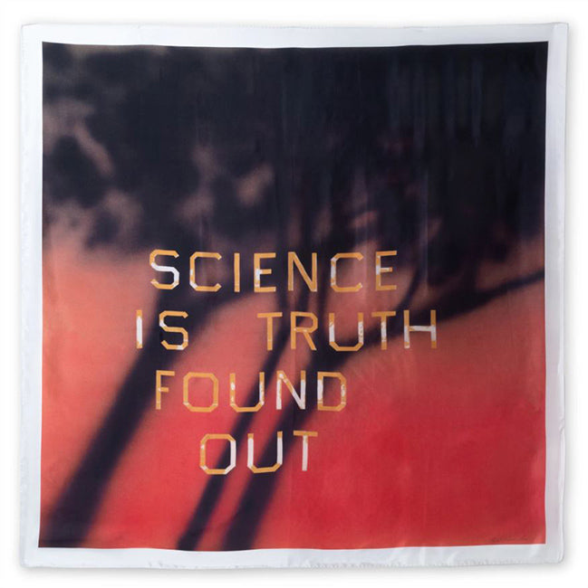 SCIENCE IS TRUTH FOUND OUT (RED)ITION SCARF