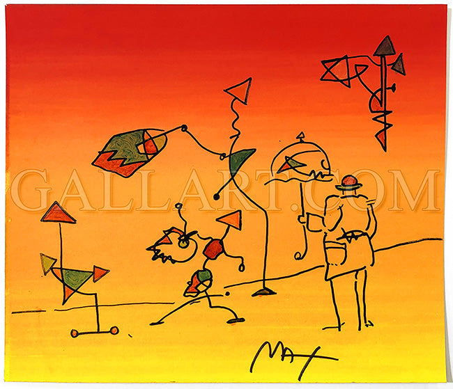 UMBRELLA MAN (RED, ORANGE)